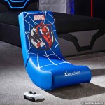 X Rocker X Rocker Marvel Spider-Man Gaming Bodensessel blau