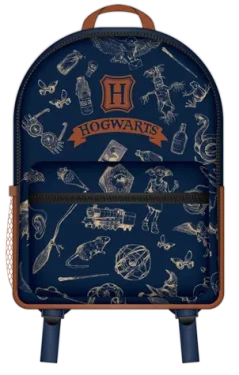 BLUESKY Batoh Harry Potter Navy Gold / Školský batoh / 37x25x13 cm (HP719892EPM)