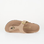 Tenisky Birkenstock Gizeh Big Buckle Natural Leather Patent Women High-Shine New Beige EUR 37