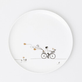 Räder Porcelánový tanier Ride a Bike
