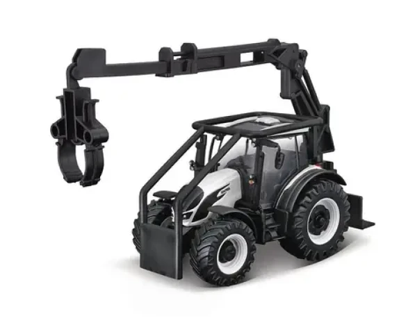 Bburago FARMLAND Lesný traktor s 3 kladami Traktor Valtra N174