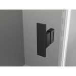 MEXEN/S - Mist L Duo sprchovací kút dvere krídlové 95 x 90, čierny okraj, čierna 8A4L-095L-090P-70-70