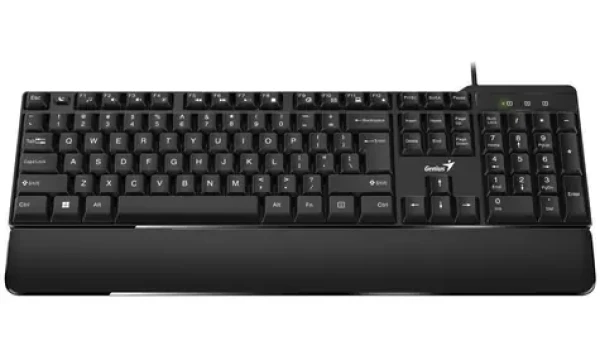 Genius KB-100XP / Membránová klávesnica / opierka dlaní / CZ+SK layout / USB (31310050403)