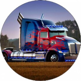 Jedlý papier kamión Optimus Prime 19,5 cm - Pictu Hap - Pictu Hap