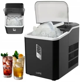 Lafe IceTwist PRO čierna / Výrobník ľadu / 1,5 l / 120 W / 12 kg/deň (LAFLOD47684)