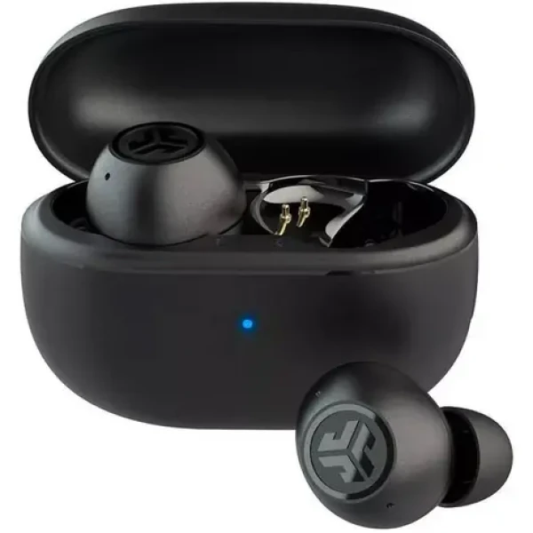 JLAB Go Pop TWS Earbuds čierna / bezdrôtové slúchadlá s mikrofónom / ANC / BT 5.3 (810119072368)