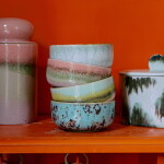 HK living Kameninová miska 70’s Dessert Patina 400 ml