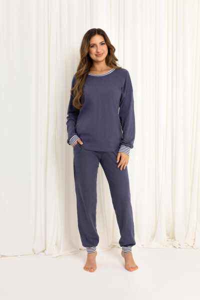 DÁMSKE PYŽAMO 718 J/25 tmavě modrá XL