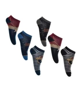 Captain Marvel SVH3630 ponožky 3 Pack Mix farebné