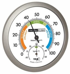 TFA 45.2042.50CZ - Kombinácia (Teplomer + Vlhkomer) 120 mm (TFA45.2042.50CZ)