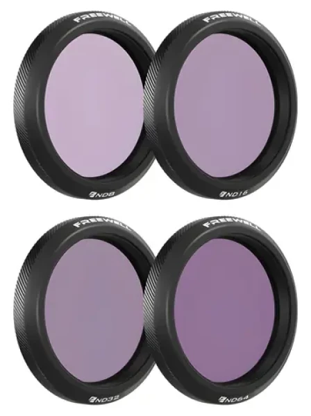 Freewell FW-OA5-STD / Sada ND filtrov / ND8, ND16, ND32, ND64 / pre DJI OSMO Action 5 Pro (FW-OA5-STD)