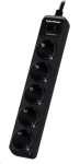 CyberPower B0520SC0-DE čierna / Prepäťová ochrana / 5 zásuviek / vypínač / 1.8 m (B0520SC0-DE)