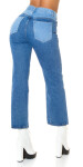 Trendy Patchwork Look Boyfriend Jeans denimblue