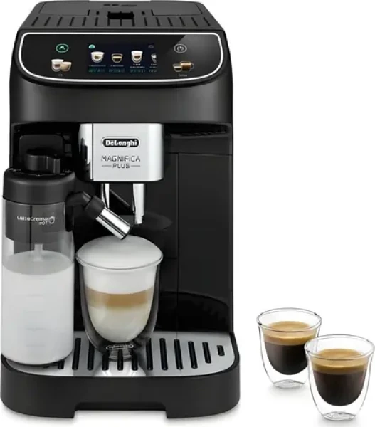 DeLonghi Magnifica PLUS ECAM320.60.B čierna / Automatický kávovar / Dotykový TFT displej 3,5 "/ Príkon 1450 W (0132250018)