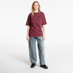 Tričko New Era Pinstripe Os Tee UNISEX Frosted Burgundy XL