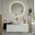 REA - Umývadlo na dosku Linda Stone 34,1x48,3 REA-U1020