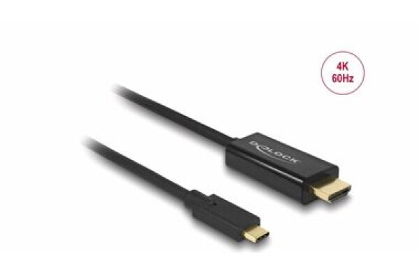 DeLock Kábel USB Type-C (M) - HDMI (M) 3M čierna / DP Alt Mód / 4K / 60Hz (85292)