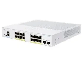 Cisco Business CBS350-16FP-2G- EU REFRESH / Switch / 16x GbE RJ-45 / 2x SFP / PoE + 240W / Fanless (CBS350-16FP-2G-EU-RF)