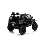 Mamido Mamido Elektrické autíčko OFF ROAD EXTREME 4x4 čierne 24V | 200W | 50 kg | EVA | LED | 2,4 Ghz | ECO koža