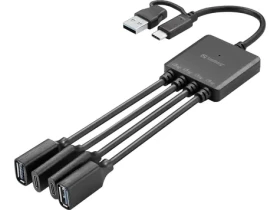 Sandberg USB-C/A to 2A+2C Splitter (136-81)