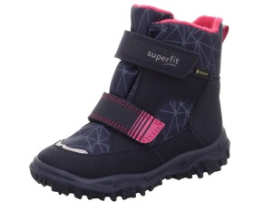 Dievčenské zimné topánky HUSKY Blue/Pink Gore-Tex, Superfit, 1-006080-8020, ružová - 39
