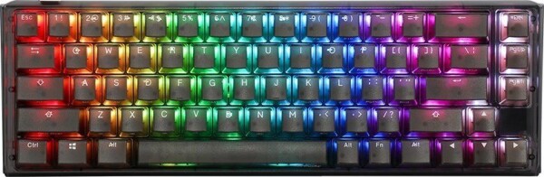 Ducky One 3 Aura Black SF Gaming Tastatur, RGB LED - MX-Silent-Red (US)
