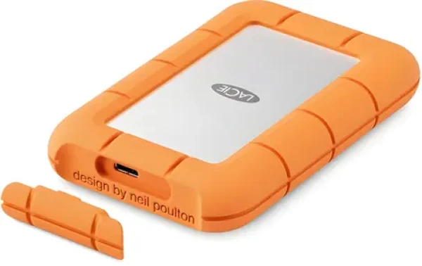 LaCie Rugged 4TB oranžová / Externý SSD / 2.5" / USB 3.2 Gen 2x2 / 2000 MB/s / IP54 / 2y (STMF4000400)