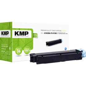 KMP náplň do tlačiarne náhradný Kyocera TK-5150C kompatibilná zelenomodrá 10000 Seiten K-T74C; 2908,0003