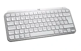 Logitech Wireless MX mini US sivá / Bezdrôtová klávesnica / podsvietená / US verzia / dopredaj (920-010799)