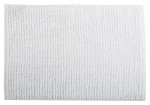MSV CHENILLE biela / Kúpeľňová predložka / mikrovlákno / protišmyková / 50 x 80 cm