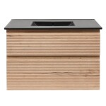 Kúpeľňová skrinka 2 zásuvková s umývadlom Naturel Savona 78x53x44, 8 cm dub Halifax mat SAVONA280DHC SAVONA280DHC