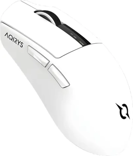 Aqirys ZEPHYR biela / Bezdrôtová herná myš / optická / 26000 DPI / dual mode (bezdrôtová/drôtová) (AQRYS_ZEPHYRWH)