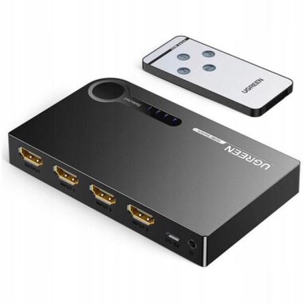 Ugreen 40234 HDMI 3v1 Switch čierna / 4X HDMI (40234)