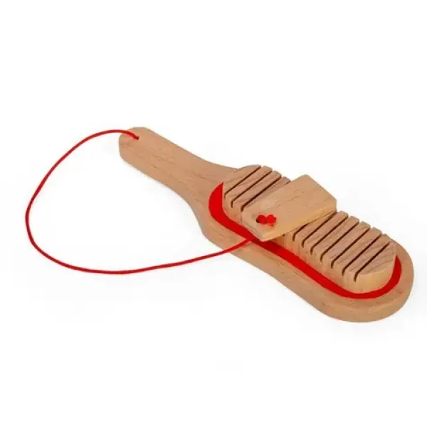 Bigjigs Toys Drevené guiro prírodné
