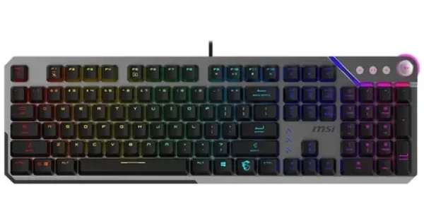 MSI STRIKE 600 V2 Silent čierna / Herná klávesnica / mechanická / RGB / USB / CZ+SK layout (S11-04CS232-CLA)