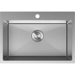 MEXEN - Solix oceľový drez 1-bowl 650 x 450 mm, nerez 6403651000-01