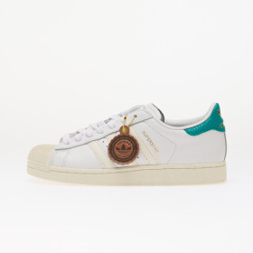 Topánky adidas Superstar II Ftwr White/ Equipment Green/ Off White 8.5