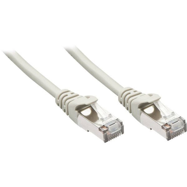 LINDY 48343 RJ45 sieťové káble, prepojovacie káble CAT 5e F/UTP 2.00 m sivá s ochranou 1 ks; 48343