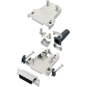 TRU COMPONENTS TCDTZF15HDS26K 7708588 sada D-SUB zásuvková lišta 180 ° Pólov: 26 spájkovaný 1 ks; 7708588