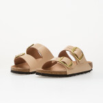Tenisky Birkenstock Arizona Big Buckle Natural Leather Patent Women High-Shine New Beige EUR 40