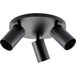Deko Light 348256 Can Tilt rund, 3x 7,5 W GU10, Schwarz Stropné svítidlo GU10 7.5 W čierna; 348256