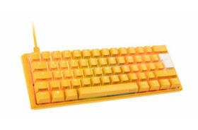 Ducky One 3 Yellow Mini MX-Speed-Silver žltá / Herná klávesnica / podsvietená / mechanická / drôtová (USB) / DE (DKON2161ST-PDEPDYDYYYC1)