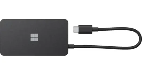 Microsoft Surface USB-C Travel Hub čierna / Dokovacia stanica / RJ-45 / HDMI / VGA / USB-A (161-00008)