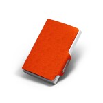 Kožená mini peňaženka Mondraghi Saffiano Orange