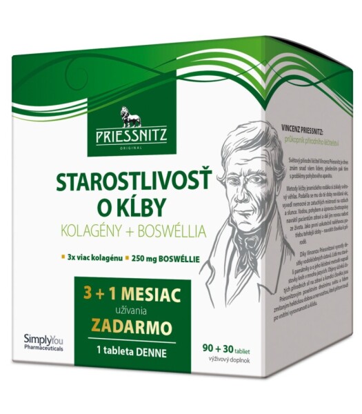 PRIESSNITZ Starostlivosť o kĺby 90 + 30 tabliet ZADARMO