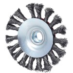 Kužeľová oceľová drôtená okrúhla kefa 0,5 mm, Ø 100 mm KS Tools 340.0048; 340.0048