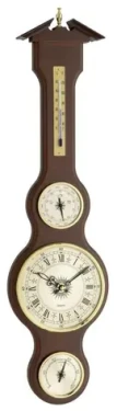 TFA 45.3004.04 - Meteostanica kaplnka s teplomerom amp; vlhkomerom amp; barometrom a hodinami (TFA45.3004.04)