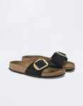 Birkenstock Madrid Big Buckle Nubuck Leather Black 40