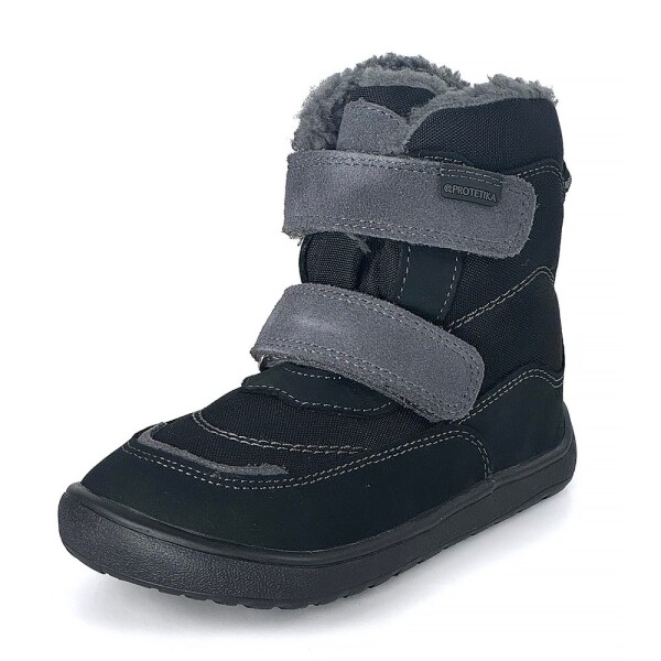 Detské zimné barefoot topánky PRO-tex NUT BLACK - 30