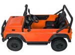 Mamido Detské elektrické autíčko Land Rover Defender 110 SVX Concept oranžové